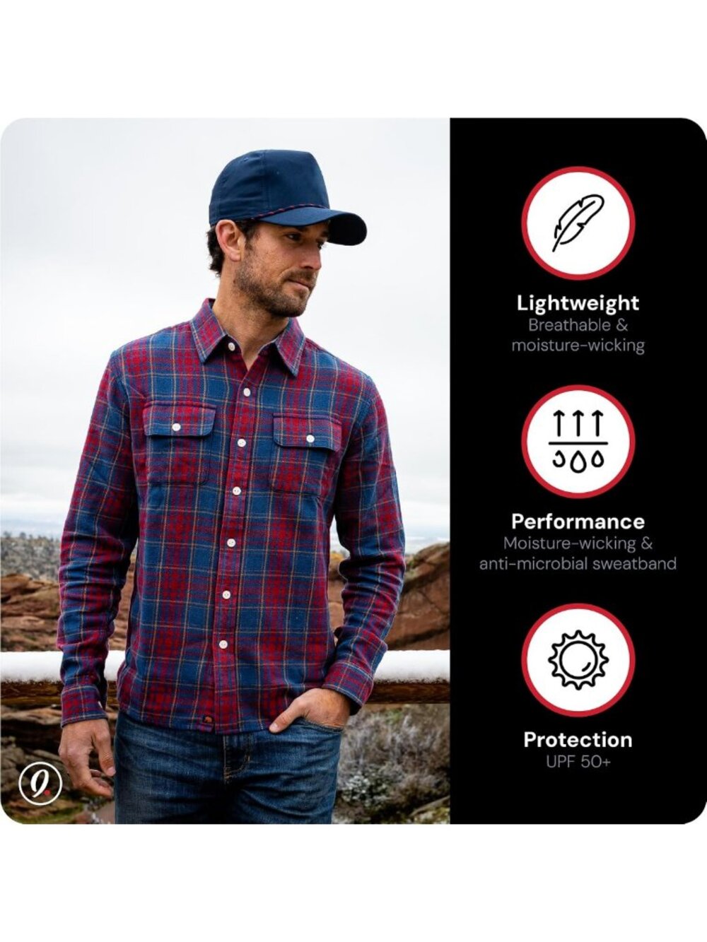 Performance Rope Cap for Outdoor Activities, Adjustable Fit, Breathable Design - Picture 6 of 8
